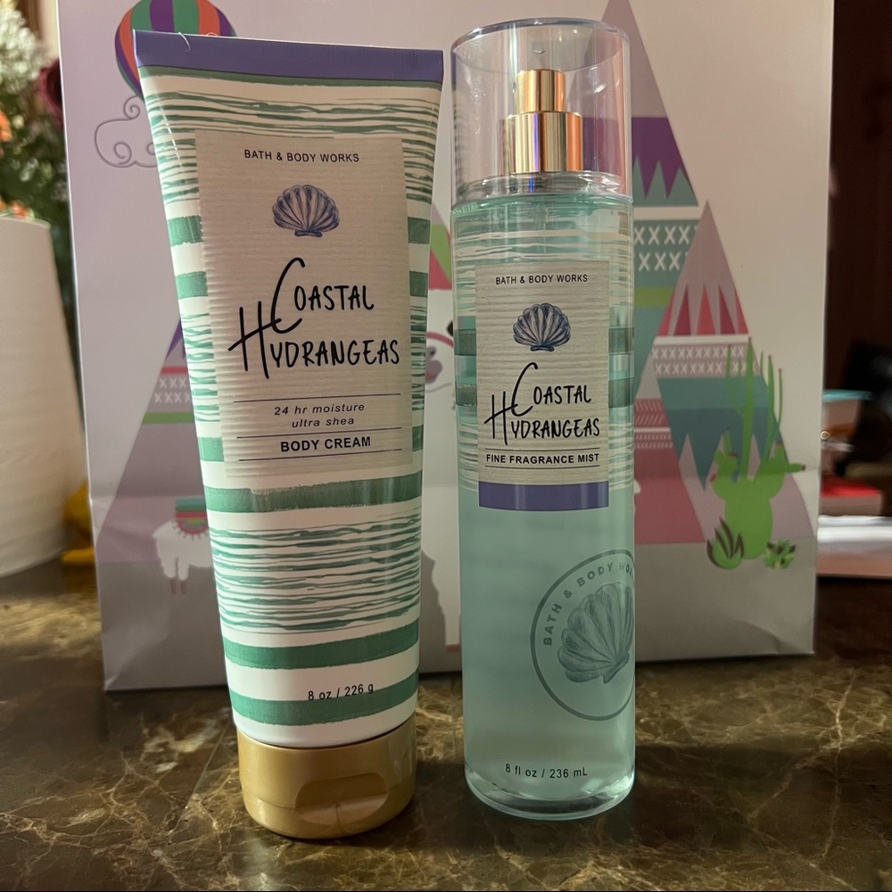 Coastal Hydrangeas Body Cream and Fine Fragrance Mist